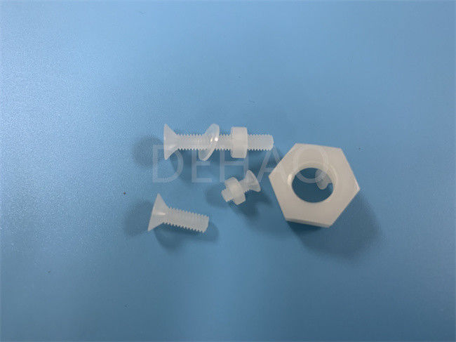 White PVDF Parts Chemical Corrosion Resistant ISO9001